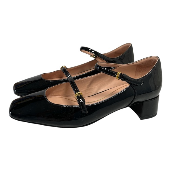 Cole Haan Paxton Mary Jane Pump Patent Leather Size 7.5 Black - Picture 5 of 16